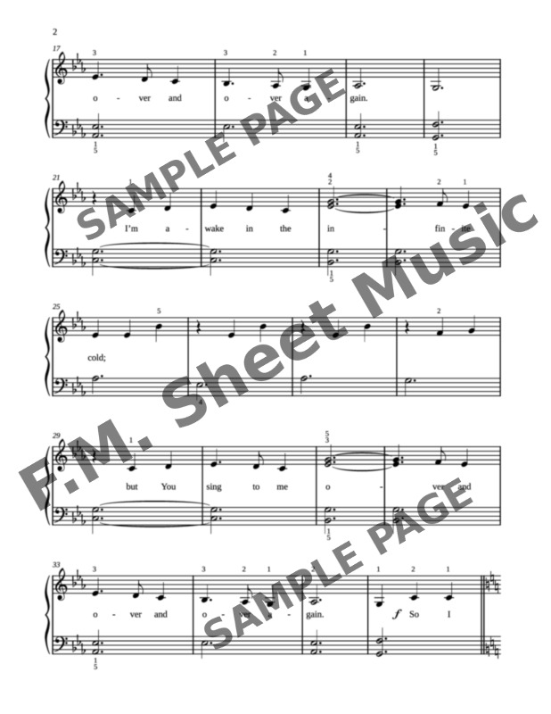 Only Hope (Easy Piano) By Mandy Moore - F.M. Sheet Music - Pop ...